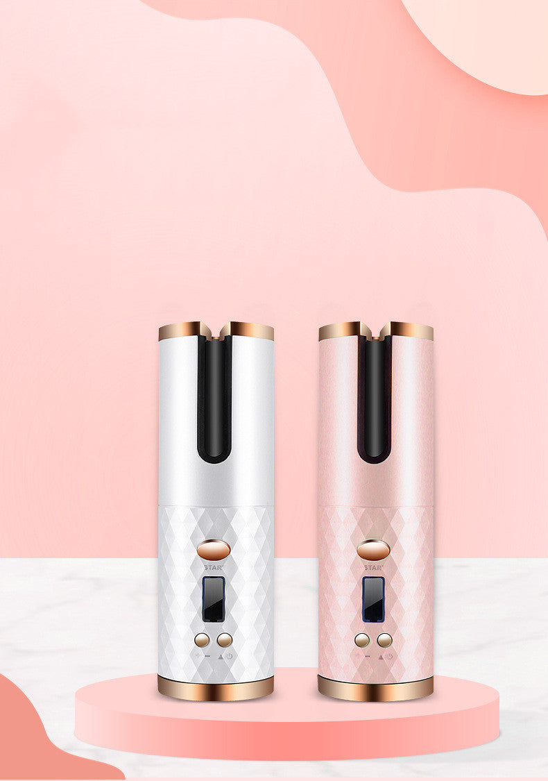Rechargable LCD Portable Hair Curler