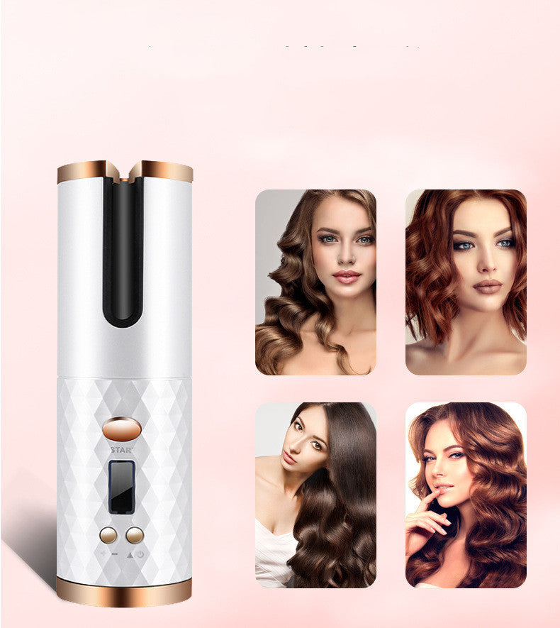 Rechargable LCD Portable Hair Curler