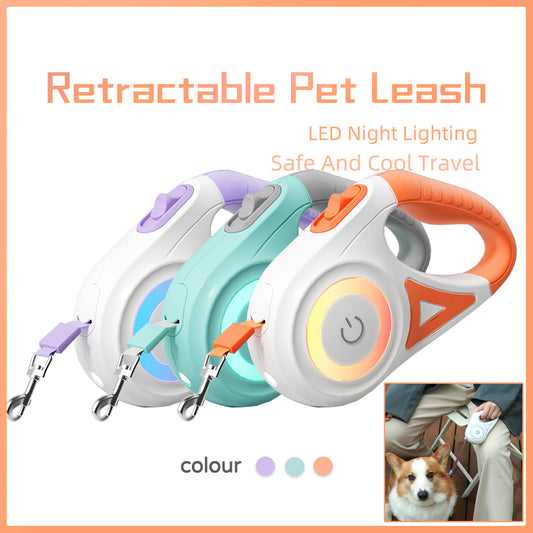 Dog LED Retractable Leash