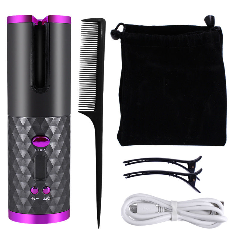 Rechargable LCD Portable Hair Curler