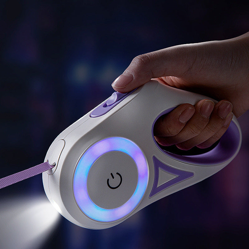 Dog LED Retractable Leash