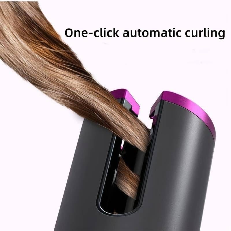 Rechargable LCD Portable Hair Curler